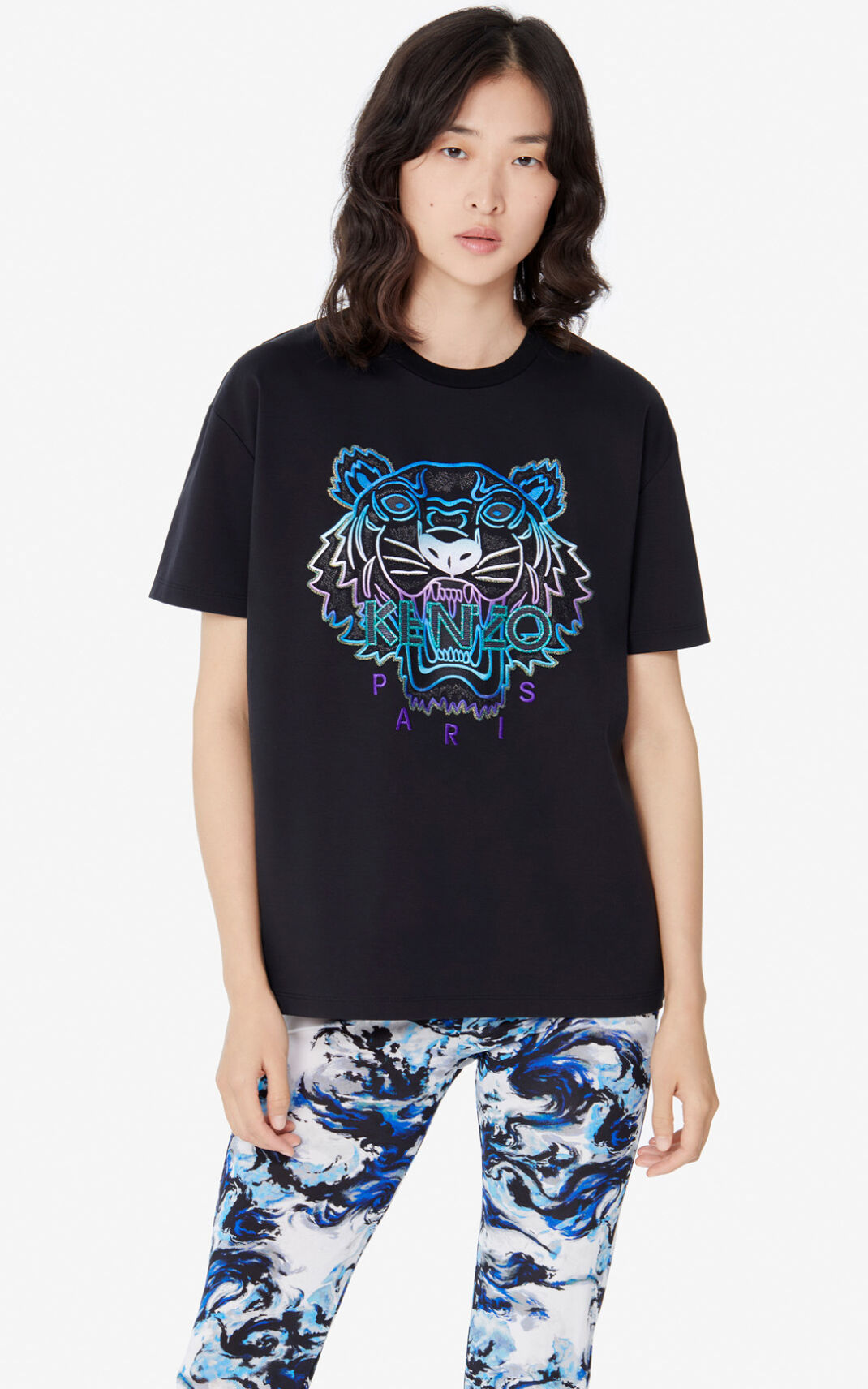 Kenzo Tiger Póló Női Fekete | ID.866762